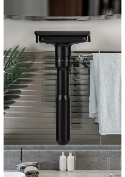 Shave Q7 Ayarlanabilir Manuel Tıraş Makinesi + U3 Full Metal Ustura