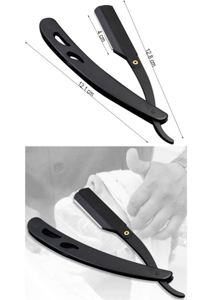 Shave Q7 Ayarlanabilir Manuel Tıraş Makinesi + U3 Full Metal Ustura