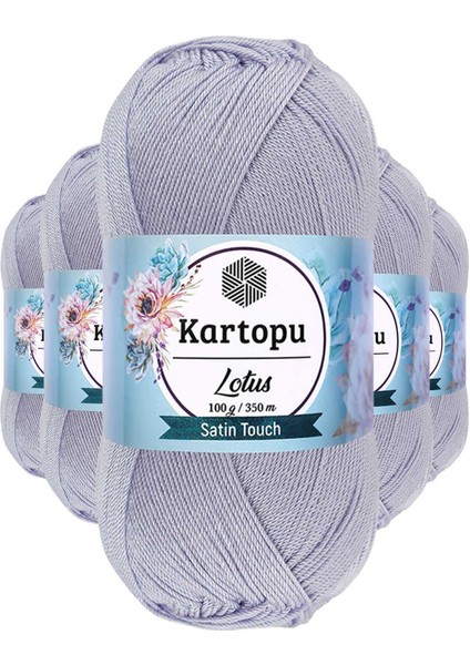 5 Adet Lotus Bikini Büstiyer Bluz Örgü Ipi K714 Gri