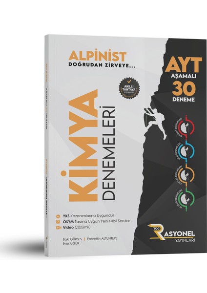 Ayt Kimya - Ayt Biyoloji Aşamalı Deneme Setleri (60 Deneme- Ösym Ayarında)