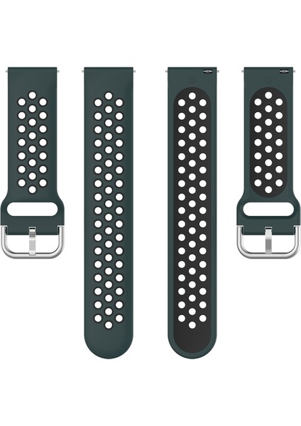 Samsung Galaxy Watch Için Kayış 46MM / Gear S3 Zeytin Yeşili+Siyah (Yurt Dışından) fırsatları