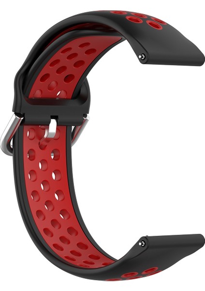 Samsung Galaxy Watch4 Için 44MM Silikon Kayış Siyah Kırmızı (Yurt Dışından) modelleri