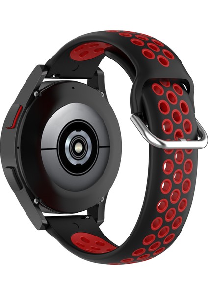 Samsung Galaxy Watch4 Için 44MM Silikon Kayış Siyah Kırmızı (Yurt Dışından) fırsatları