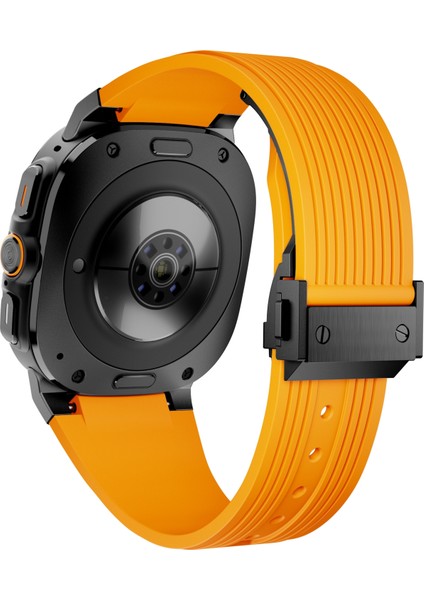 Samsung Galaxy Watch Ultra 47MM Turuncu Için Silikon Saat Kayışı (Yurt Dışından) modelleri