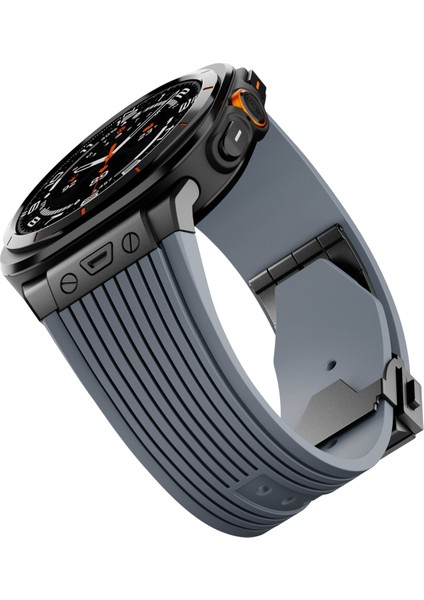 Samsung Galaxy Watch Ultra 47MM Gri Için Silikon Saat Kayışı (Yurt Dışından) fırsatları