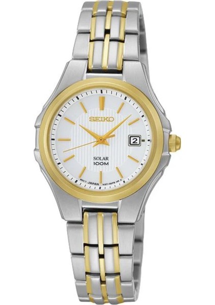 Seiko Güneş Enerjili Gold Kadın Kol Saati SUT038 @
