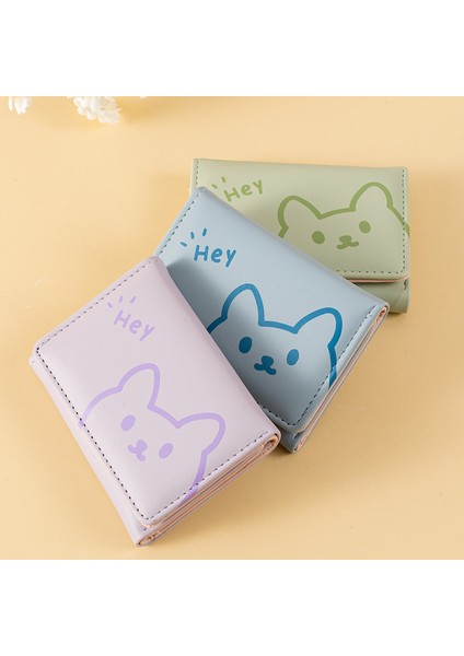 Bayan Cüzdan Sevimli Karikatür Üç Katlı Değişim Klip Kız Öğrenci Taşınabilir Cüzdan (Yurt Dışından) fiyatları