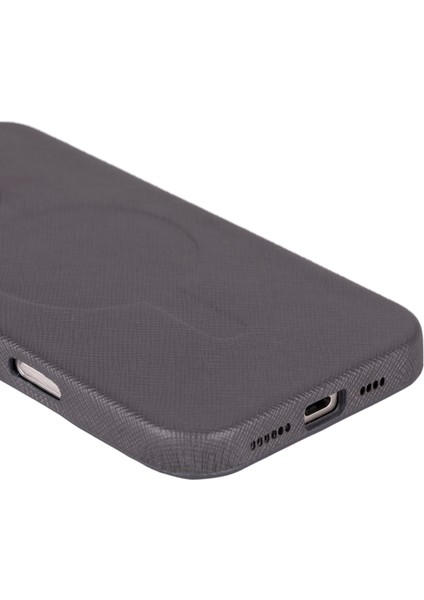 Apple iPhone 16 Pro Max ile Uyumlu Magsafe Şarj Destekli Deri Kılıf fırsatları