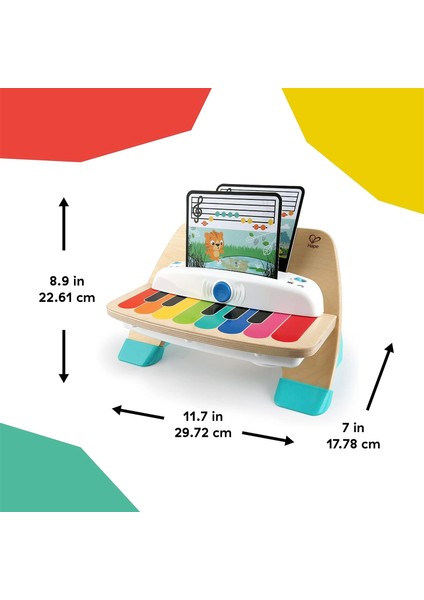 Baby Einstein ve Hape Magic Touch Piyano Ahşap Müzikli Yürümeye Başlayan Oyuncağı, 6 Ay ve Üzeri fırsatları
