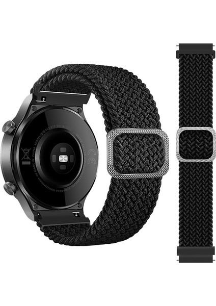 Samsung Galaxy Watch 46MM Siyah Için Naylon Kordonlu Saat (Yurt Dışından)