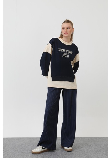 Kadın Önü Nakışlı Sweat