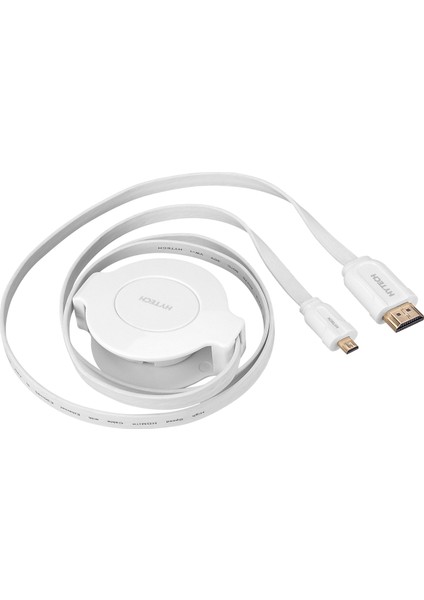 HY-W295 Micro HDMI M/m 1.3m Altın Uçlu 24K 1.4 Ver. 3D Makaralı Kablo