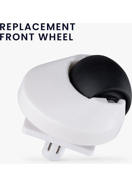 Roborock S6 / S7 Serisi Uyumlu Robot Yedek Ön Tekerlek – S65, S55 Max, S7 Max, T7S Plus, G10