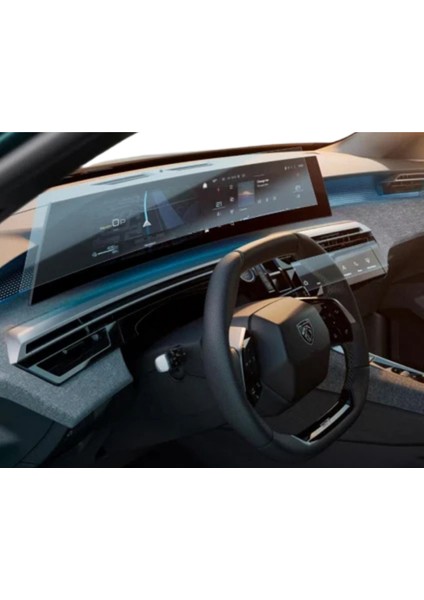 Peugeot 3008 Panoramik I-Cockpıt Multimedya ve Klima Konsol Uyumlu Set Nano Ekran Koruyucu