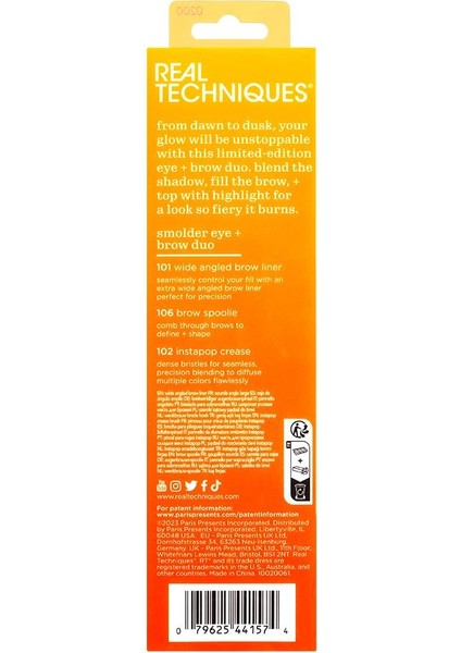 RT-0061 Solar Power Smolder Limited Edition İkili Göz ve Kaş Makyaj Fırça Seti