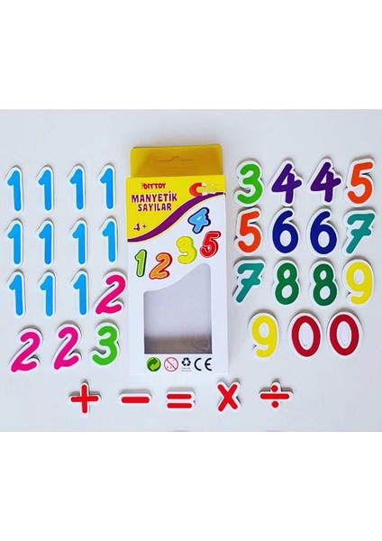 Manyetik Mıknatıslı Sayılar Eğitici Matematik Dört Işlem Magnet Sayılar