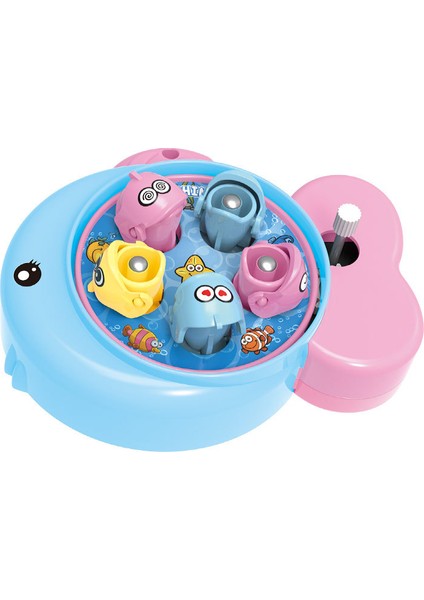 Sargılı Balıkçılık Takımı Gashapon Oyuncak Mini Trompet Balıkçılık Oyunu Makinesi Çocuk Ebeveyn-Çocuk Etkileşimi (Yurt Dışından)