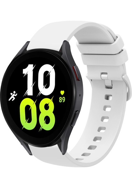 Samsung Galaxy Watch5 40MM Beyaz Için Silikon Saat Bandı (Yurt Dışından)