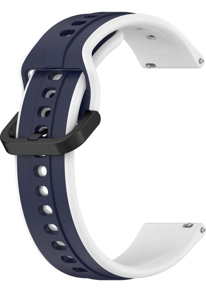 Samsung Gear S3 Frontier Gece Mavisi+Beyaz Için Dışbükey Döngü Silikon Kayış (Yurt Dışından) fiyatları