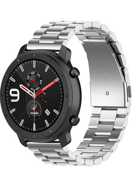 Samsung Gear S2 Sport / Galaxy Watch Active 2 20MM Gümüş Için Uygun (Yurt Dışından)