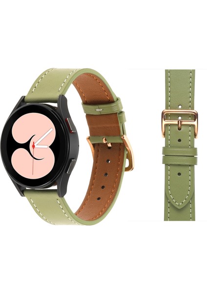 Watch Band Için Samsung Galaxy Watch5 Pro 45MM/5 44MM/5 40MM Avokado Yeşili (Yurt Dışından)