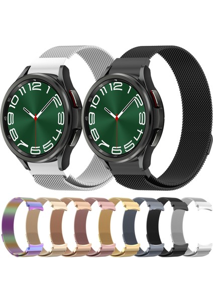 Samsung Galaxy Watch 6/6 Klasik Gül Altın Için Manyetik Metal Kayış (Yurt Dışından) fırsatları