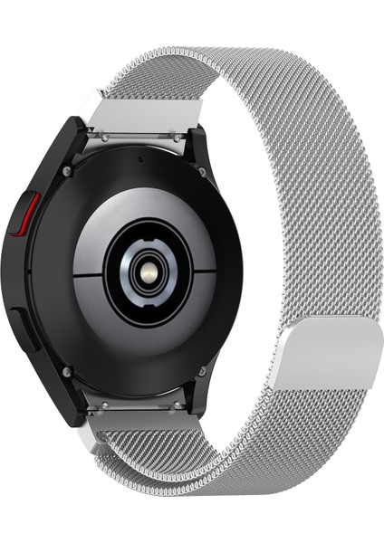 Samsung Galaxy Watch 6/6 Klasik Gümüş Için Manyetik Metal Kayış (Yurt Dışından) fiyatları