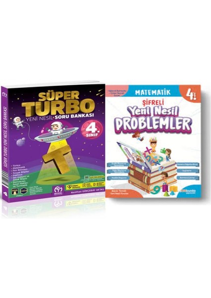 (Sınıf: 4) Süper Turbo Yeni Nesil Soru Bankası Ve Yeni Nesil Matematik Soruları