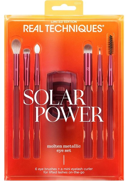 RT-0961 Solar Power Molten Limited Edition Metalik Göz Makyaj Fırça Seti