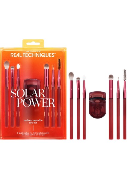 RT-0961 Solar Power Molten Limited Edition Metalik Göz Makyaj Fırça Seti