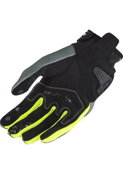 Dart 2 Eldiven Gri-Neon Sarı