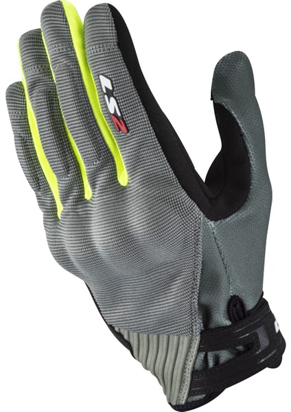 Dart 2 Eldiven Gri-Neon Sarı