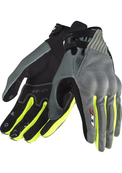 Dart 2 Eldiven Gri-Neon Sarı