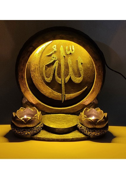 Allah Dekoratif Işıklı Mumluk fiyatları
