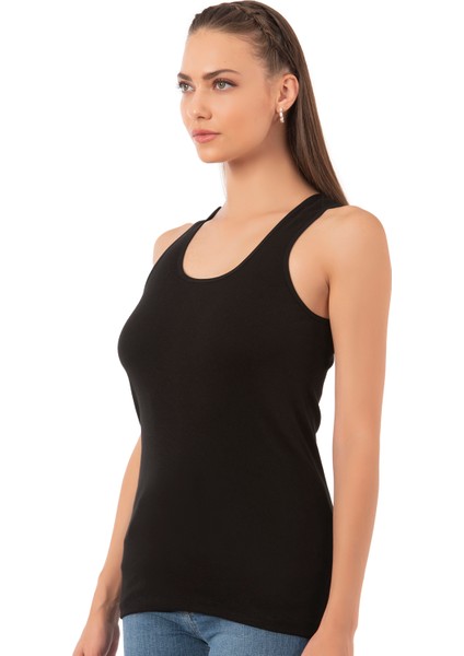 Özkan 0111 6'lı Paket Kadın Pamuklu Ribana Esnek Biyeli Kalın Askılı Örme Atlet fırsatları