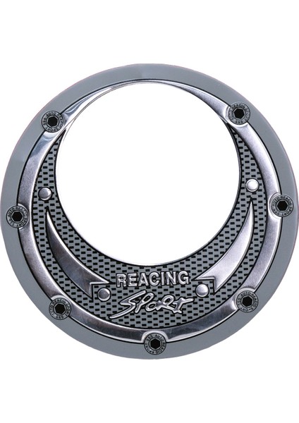 Krom Depo Kapağı Kaplam 155 mm - 95 mm Reacing Sport Renault Kangoo ile Uyumlu