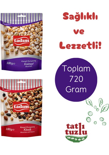 Karışık Kuruyemiş Çiftli Paket – Tazeliği Kilitli Paketle Koruyun (720 Gram) fiyatları