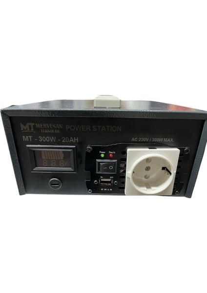 Taşınabilir Güç Kaynağı Çoklayıcı 300W Ev Karavan ve Doğa Için Ideal SCSKAMP300