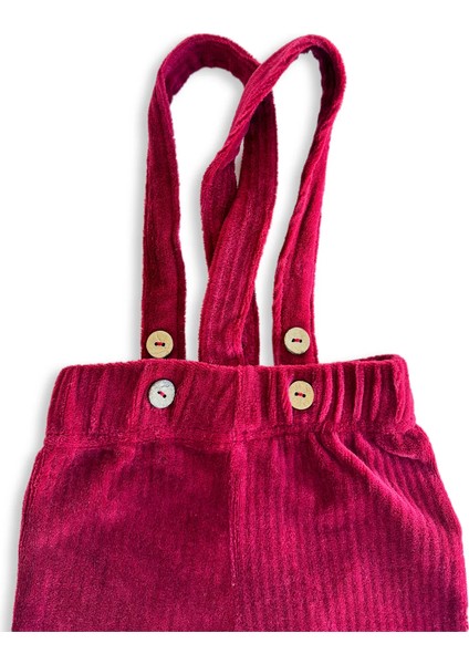 Newy Unisex 4 Mevsim Ayarlanabilir Çapraz Askılı Kadife Bebek Tulumu Bordo modelleri
