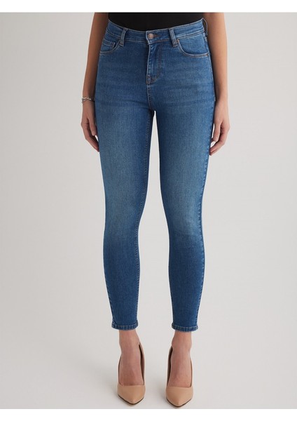 Miranda 126 Normal Bel Mavi Skinny Jeans Kadın fiyatları
