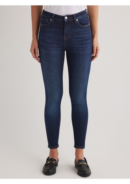 Miranda 101 Normal Bel Mavi Skinny Jeans Kadın fırsatları