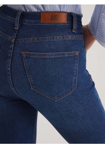 Miranda 102 Normal Bel Koyu Mavi Skinny Jeans Kadın modelleri