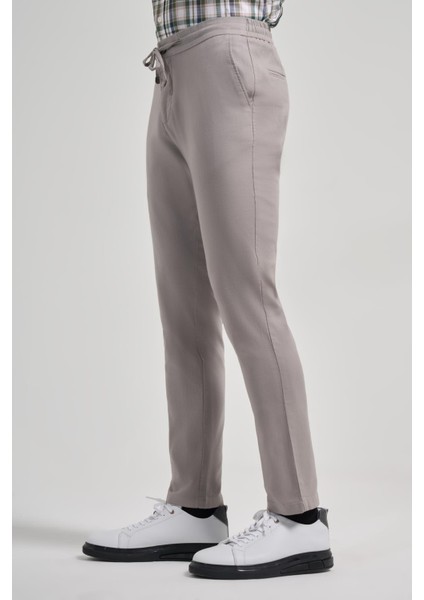 Taş Rengi Pamuklu Yandan Cepli Casual Comfort Fit Jogger Pantolon 1003250110 modelleri