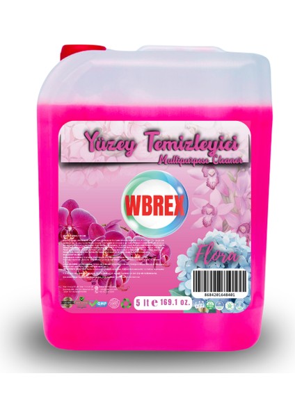 Kıvamlı Yüzey Temizleyici Flora Çiçek Kokuları 5 lt