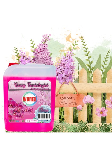 Kıvamlı Yüzey Temizleyici Flora Çiçek Kokuları 5 lt