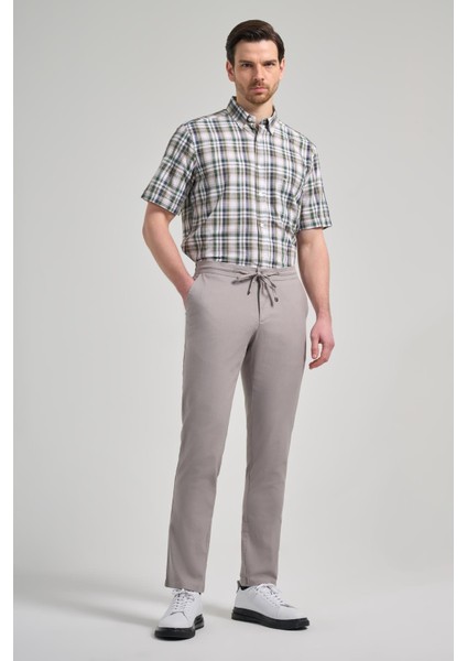 Taş Rengi Pamuklu Yandan Cepli Casual Comfort Fit Jogger Pantolon 1003250110 fiyatları