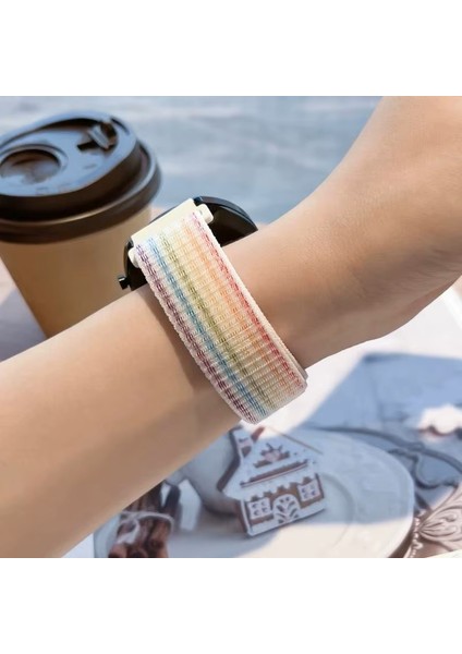 Xiaomi Redmi Watch 5 Active / 5 Lite Uyumlu Hasır Dokuma Kumaş Kordon 22MM