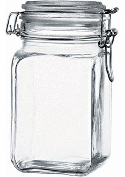 Cam Kapaklı Kelepçeli 6'lı Kavanoz Seti 1050 cc 97626 modelleri