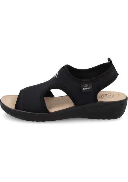Kadın Sneaker ( Günlük) 55 E71 La Fly Flot Cloth Sandal Black fiyatları