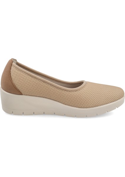 Kadın Sneaker ( Günlük) 18 X15 78 Fly Flot Cloth Shoe Beige fırsatları